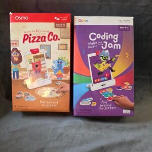 Osmo Pizza Co & Coding Jam Educational Game Bundle for Kids Ages 5-12